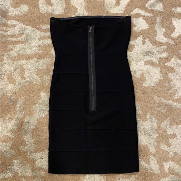 BCBG little black strapless dress - Picture 4 of 6
